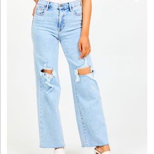 Altar’d state kiara jeans sz 27 4 straight leg 90s